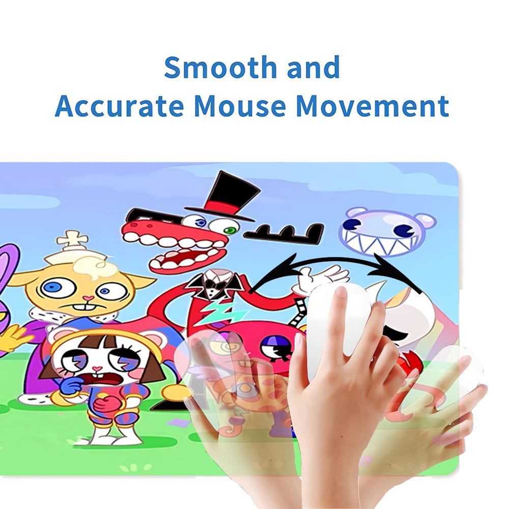 Cartoon Characters Gathering Large Gaming Mouse Pad Nonslip Rubber Base Waterproof Desk Mat For Office Pc Laptop
