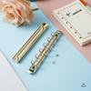 A7 6-Hole Loose-Leaf Planner with Detachable Metal Back Cover and O-Ring Binding Clip
