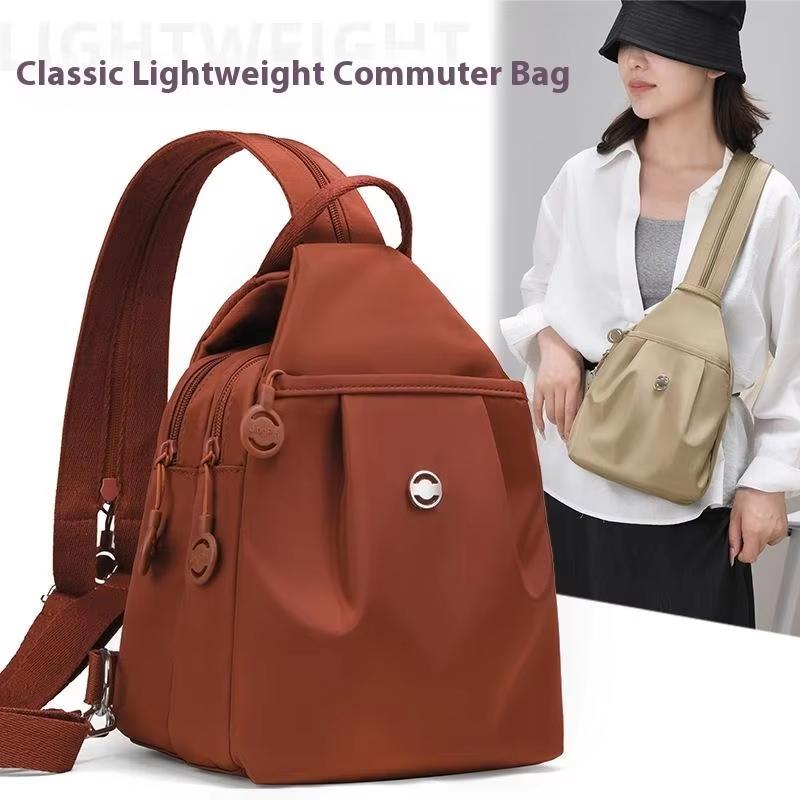 Casual Small Backpack for Men And Women with Multiple Compartments Large-Capacity Crossbody Chest Bag Portable Storage