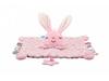 Funnyzoo Baby Animal Soothing Toy & Blanket with Teether and Rattle Bib