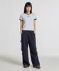 Nyuballanseu Nbneg2W462 / Women Ringer Short Sleeve T-Shirt (L/Blue)