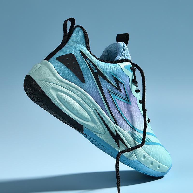 Mesh basketball shoes men's combat boots youth actual combat sports shoes running shoes junior high school children and students sports training