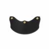 Visores de Casco de Motocicleta de Moda Borde de Parabrisas de Cuero Desmontable Visores para Cascos Abiertos de 3 Pines