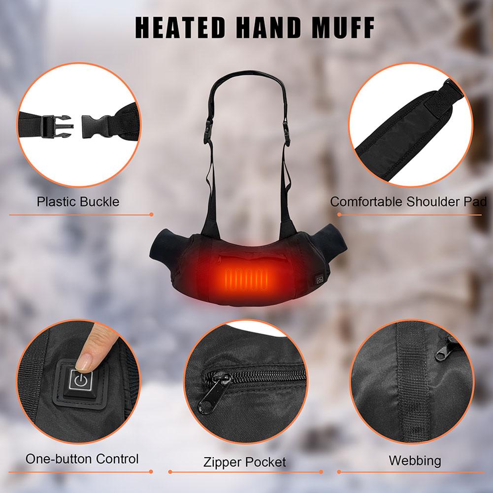 USB Electric Heated Warm Skiing Gloves, Intelligent Temperature Control, Winter Hand Warmer Heating Gloves, Ski Warm Equipment