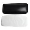 Black Car Mats Door Control Pillows Foot Headrest Cushions Knee Pads Leg Pads