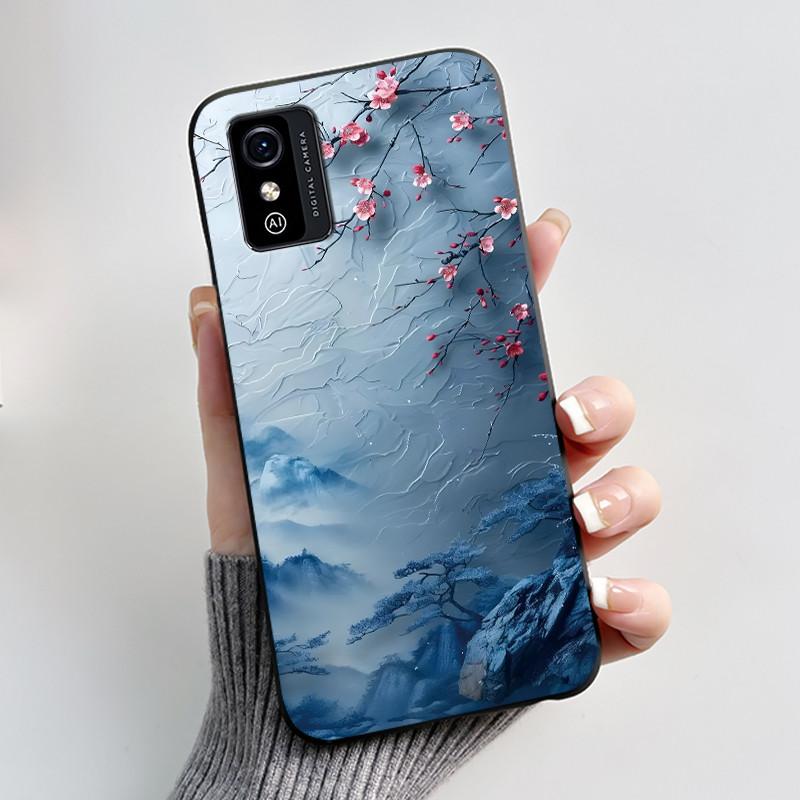 Cute Cartoon Case For ZTE Blade L9 Fundas Capa Printing Shell Protective Cover Soft Silicone Black Casing Shockproof Coque