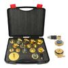 17pcs/Set Automobile Brake Oil Exchanger Adapter Tool Kits Pulsating Brake Oil Exchanger Connector Auto Repair Tools