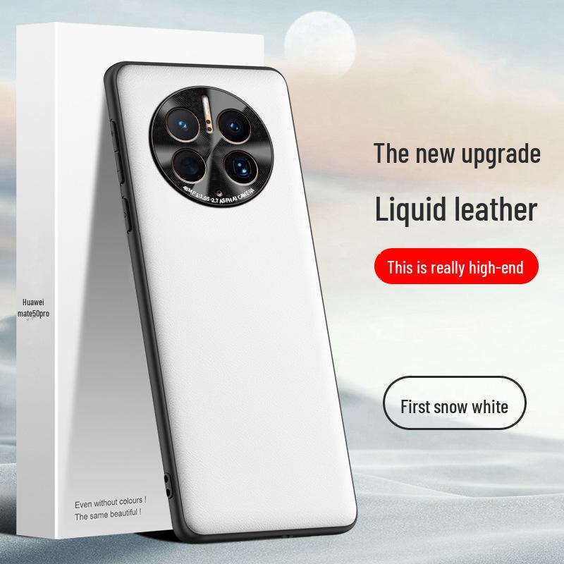 

Защитный чехол из жидкой кожи премиум-класса для Huawei Mate 50 Pro, устойчивый к падениям, цельный For Huawei Mate50 Pro