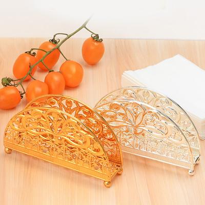 Organizasyon Ev Gereçleri Faydalı Hafif Lüks Yarım Dairesel Mendillik Raf Peçetelik