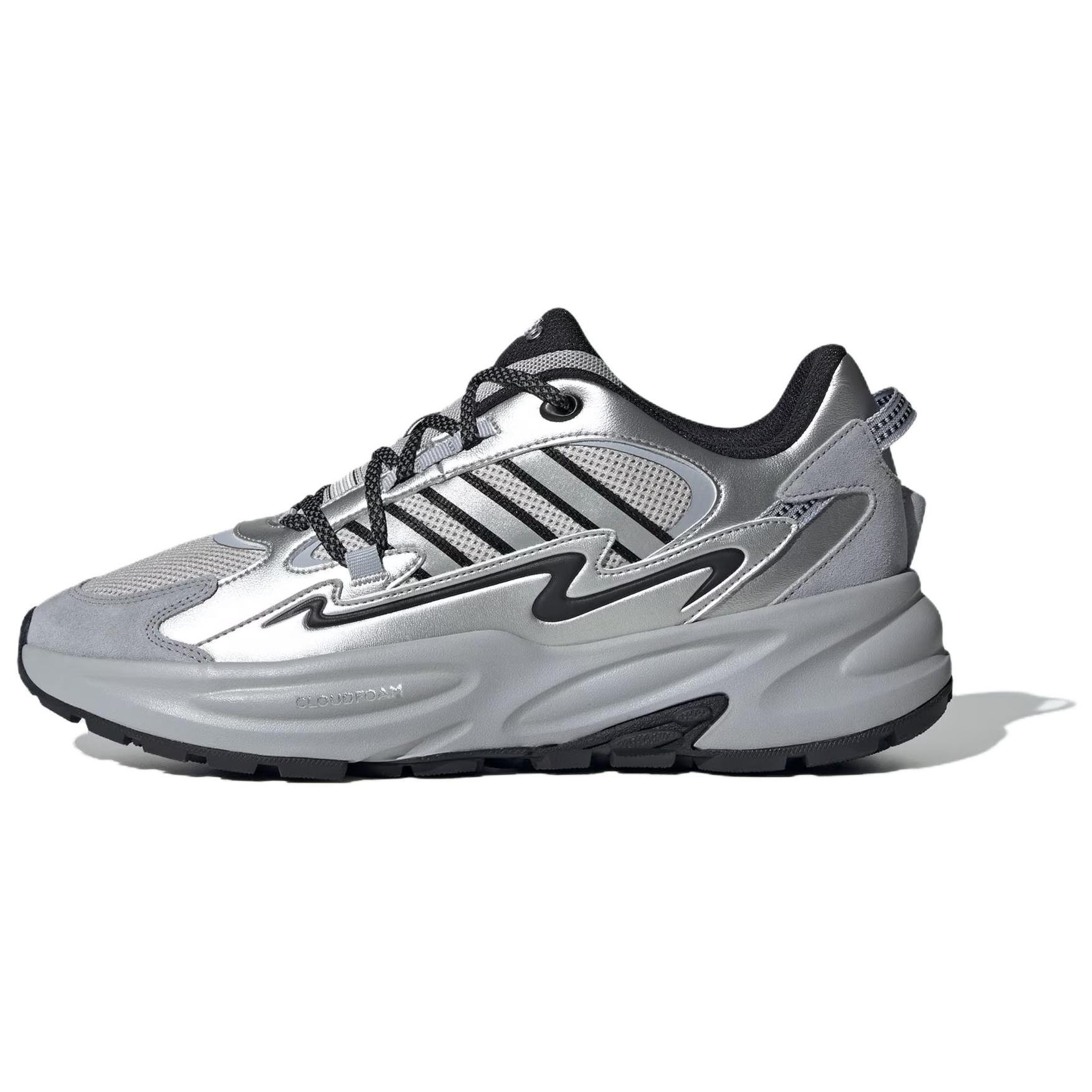 

Adidas Ozwave Surge Casual Comfortable Non-Slip Low-Top Dad Shoes Unisex Sneakers Silver Gray JQ5981 42