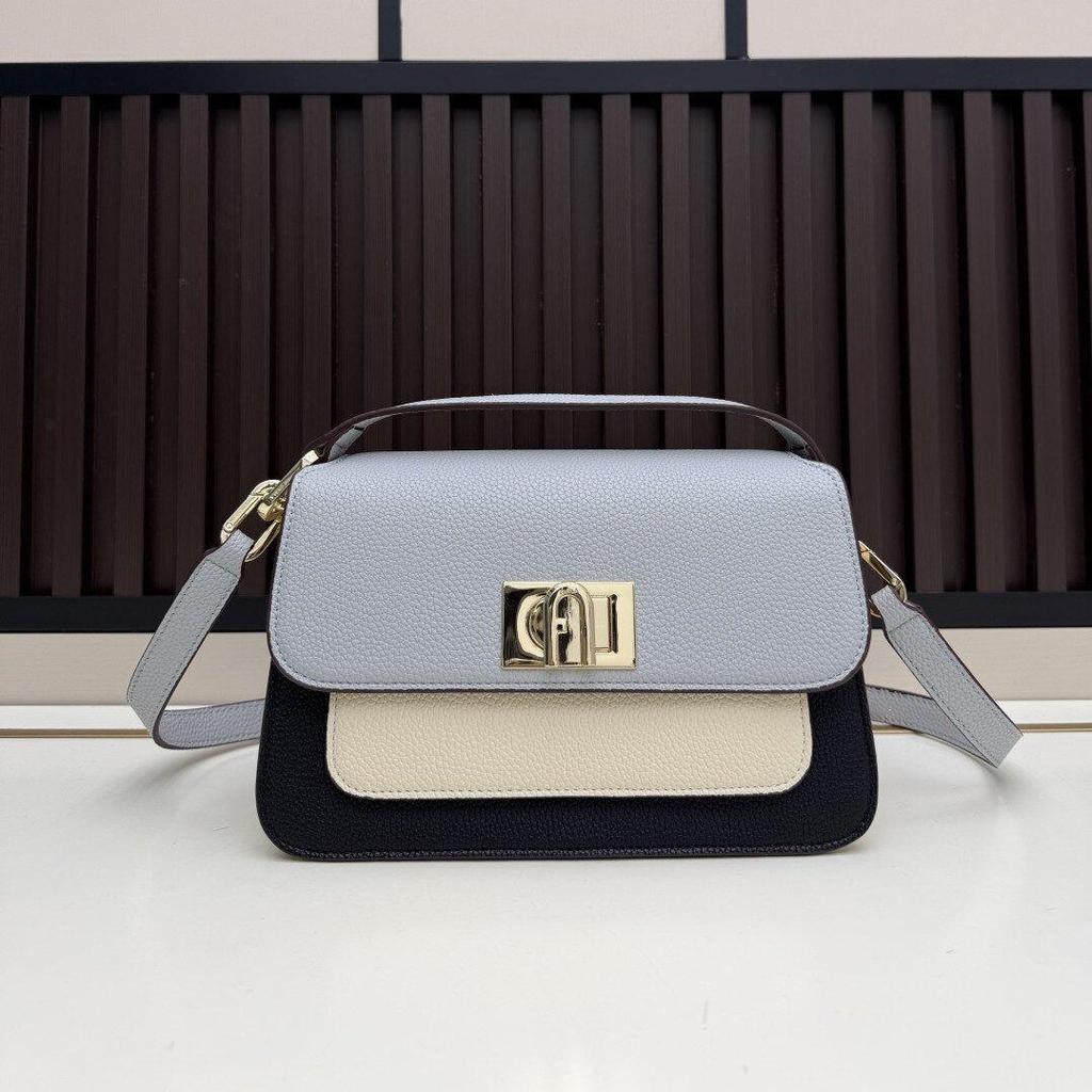 Fu*la Women's 2026 Fashionable Simple Square Crossbody Shoulder Bag