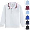 Children's Long Sleeve Cotton T-Shirt for School Everyday Wear -
