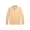 Polo Ralph Lauren Polo a Manica Lunga in Morbido Cotone Edizione Classica Uomo top Cammello MNPOKNI16823928-260