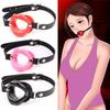 Silikon Munnball BDSM Bondage Lepper Ring Åpen Gag Ball Voksen Slave Erotisk Sexleketøy For Par Leker Munn Gag Spill Elskere