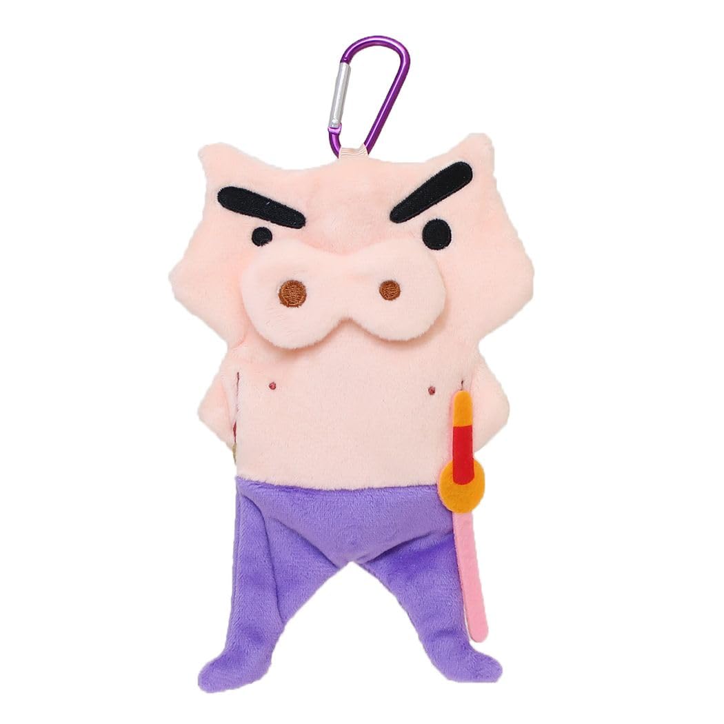 

Tees Factory Crayon Shin-chan Die-Cut Flat Pouch, Buriburizaemon, KS-5533953BU