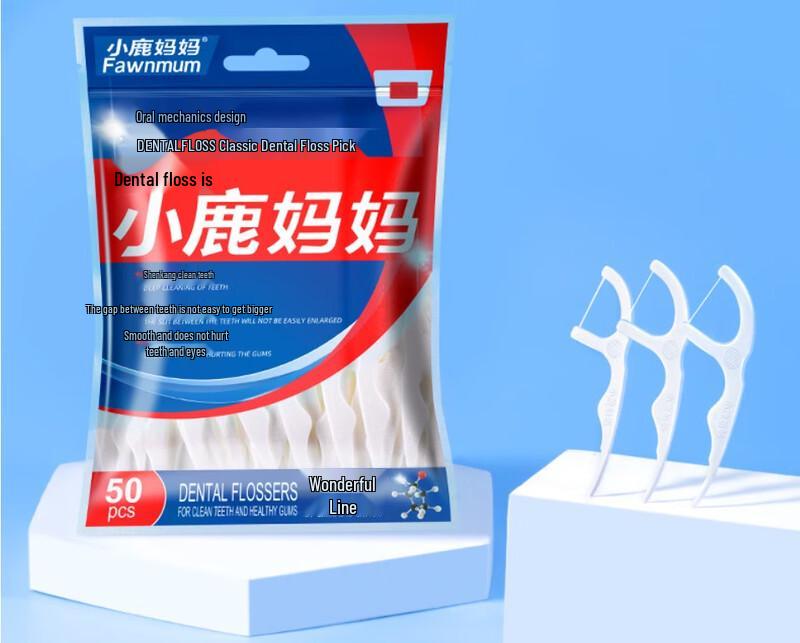 FAWNMUM Classic Dental Floss Picks