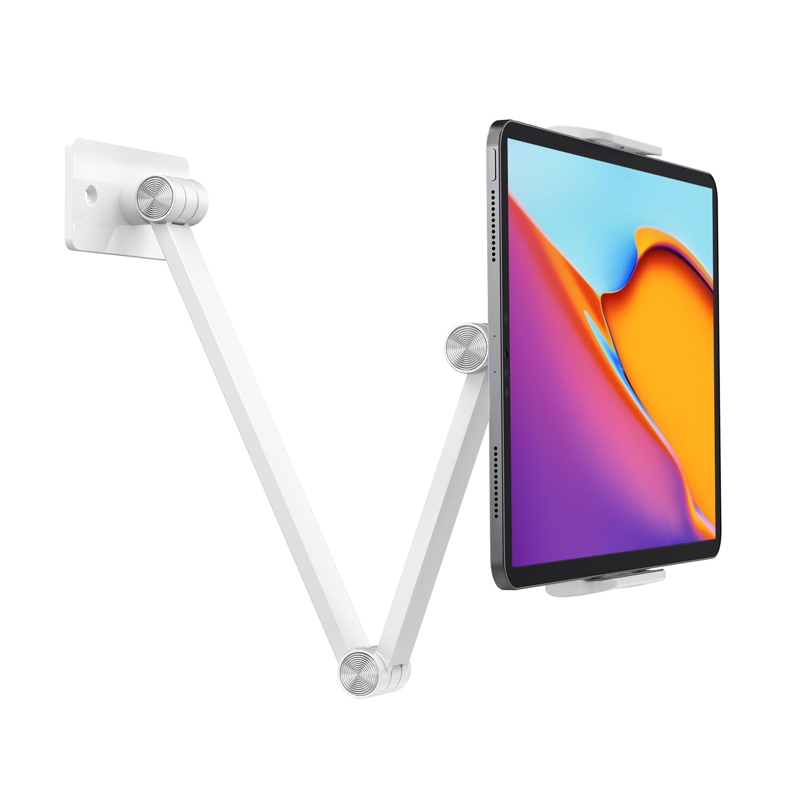 

Держатель для планшета BEWISER Новейший вращающийся складной стенд для планшета Регулировка высоты Простой Смартфон iPad Надежно фиксируемый Рычаг Штанга Тип зажима Верхняя съемка серый