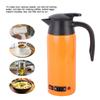 800ml 12V 24V Large Capacity Portable Electric Kettle Water Heating Mug for Truck Car UseOrange