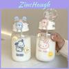 Cute Student Disposable Plastic Cup With Straw For Office And Home Use