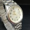 Used Working condition: ALBA men's wristwatch, solar-powered, date display, 10 bar water resistant