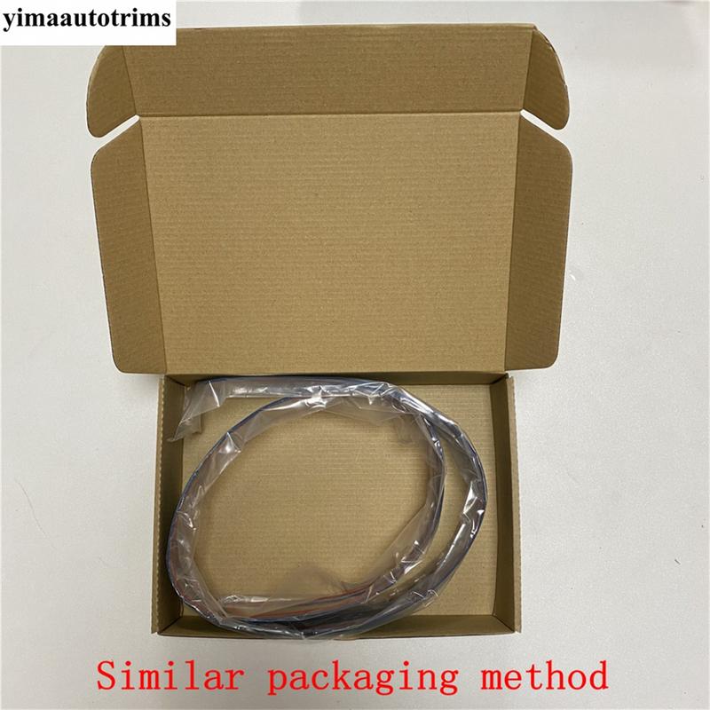 Car Front Lower Bottom Bumper Molding Strips Cover Trim Stainless Steel Accessories Exterior For Hyundai Tucson NX4  -