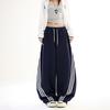 Men Women Loose Fit Striped Track Pants Casual Joggers Streetwear Style Comfortable Wide Leg Sweatpants