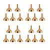 10 Pieces Mini Gold Funnel Aluminium Material For Filling Small Bottles Transferring Liquid Refill Perfume Essential Oil Lab