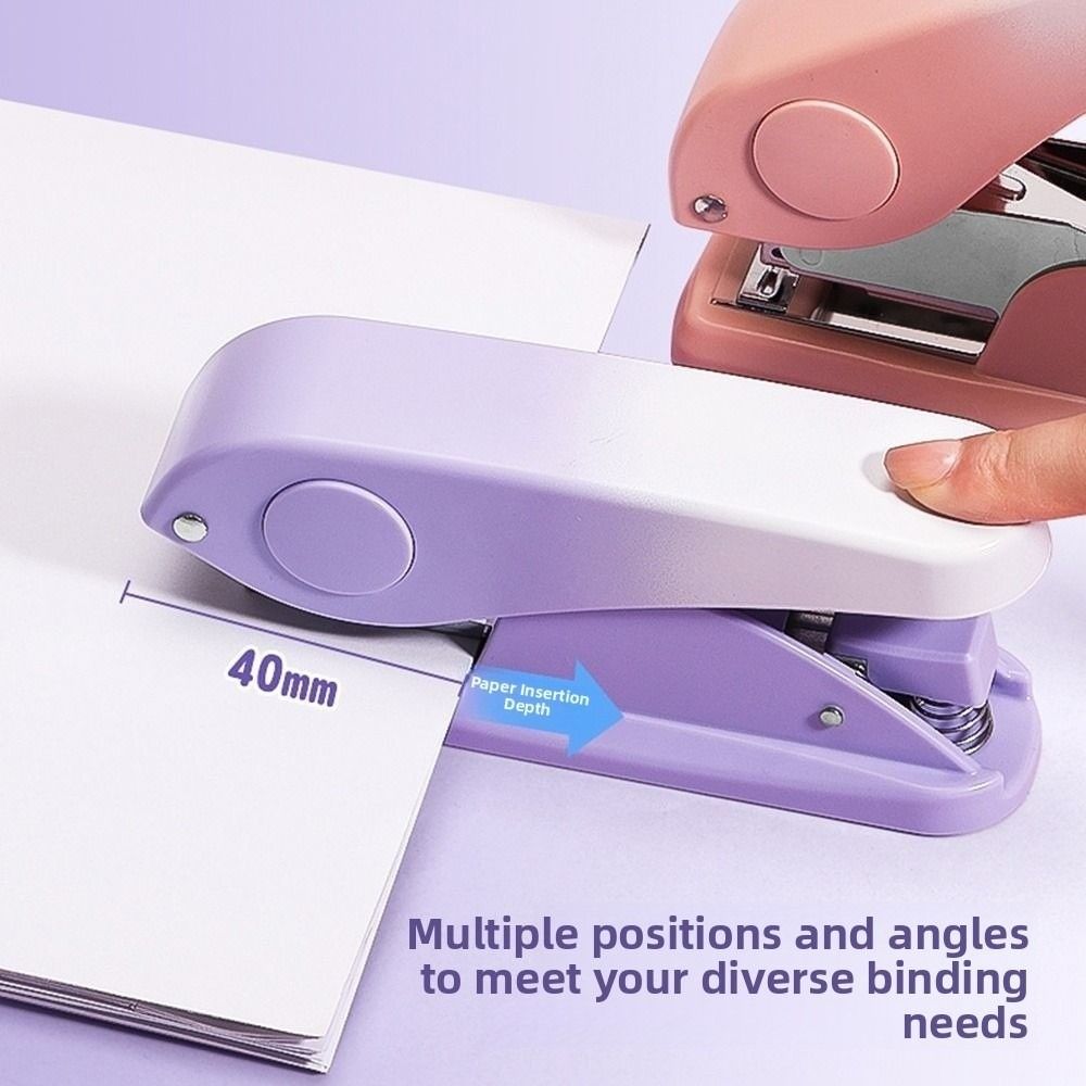 Metall-Papierhefter bis zu 25 Seiten Handbetrieben Klammer Arbeitssparender Hefter Geschäftlich