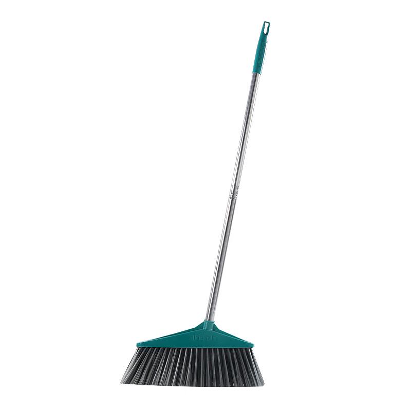 Ally Dark Green Plastic Dustpan with Handle and Scraper