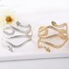 Vintage Egypt Swirl Snake Arm Cuff Armlet Armband Big Wide Bangle Bracelets for Women Cuff Indian Anime Men Fashion Jewelry