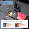 80W USB C Car Charger Cigarette Lighter and USB C Adapter, 3 Ports PD3.0 & QC3.0 Fast Car Charger Super Fast Charging with LED Voltmeter Car Device