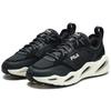FILA Crypto Fabric Synthetic Leather TPU Comfortable Sports Wear Resistant Low Top Lifestyle Shoes Women sneaker Black F12W313101FUB