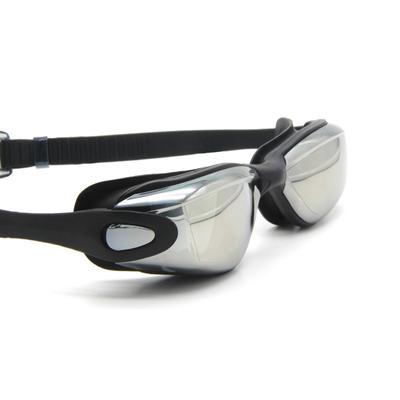 Professional Swimming Goggles Swimming Glasses with Earplugs Nose Clip Electroplate Waterproof Silicone