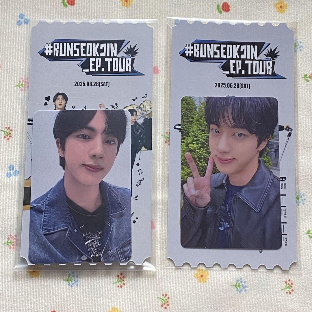 

[USED] Jin 6/28 RUNSEOKJIN_EP.TOUR LIVE PLAY 2 types trading card