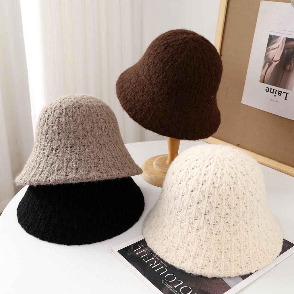 New Fashion Vintage Bucket Hat for Women - Autumn Winter Fisherman Cap, Foldable Felt Wide Brim Hat, Retro Fashion Accessories