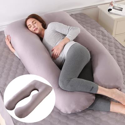 Pregnant Body Pillow Detachable Washable Memory Foam Sleep Pillow Women Pressure Relief Stuffed Cushion Breathable Bed Rest