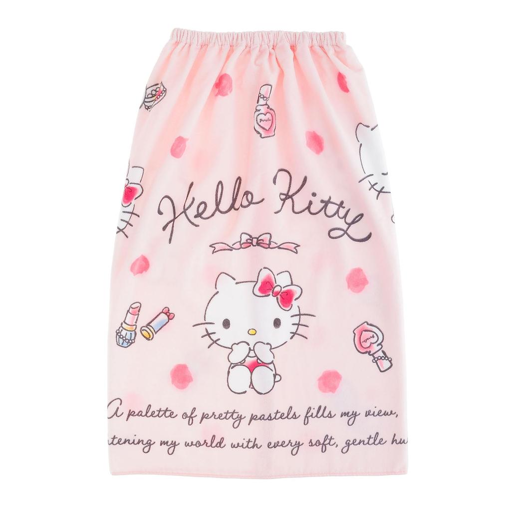Marushin 80cm Long Wrap Sanrio Hello Pastel UV 3765004300 Towel, Kitty, Cosmetics, Antibacterial, Protection, Girl's,
