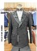 Completo da Uomo Ricamato a Mano con Perline - Elegante Set 2 Pezzi per Occasioni Casual, Banchetti e Eventi Formali