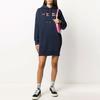 (WMNS) KENZO FW20 Logo Embroidered Fleece Lined hooded Long Sleeves Hoodie Navy Blue Women's FA62RO7724MO-76
