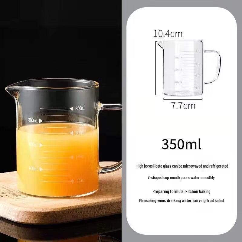 ZISIZ High Borosilicate Glass Measuring Cup
