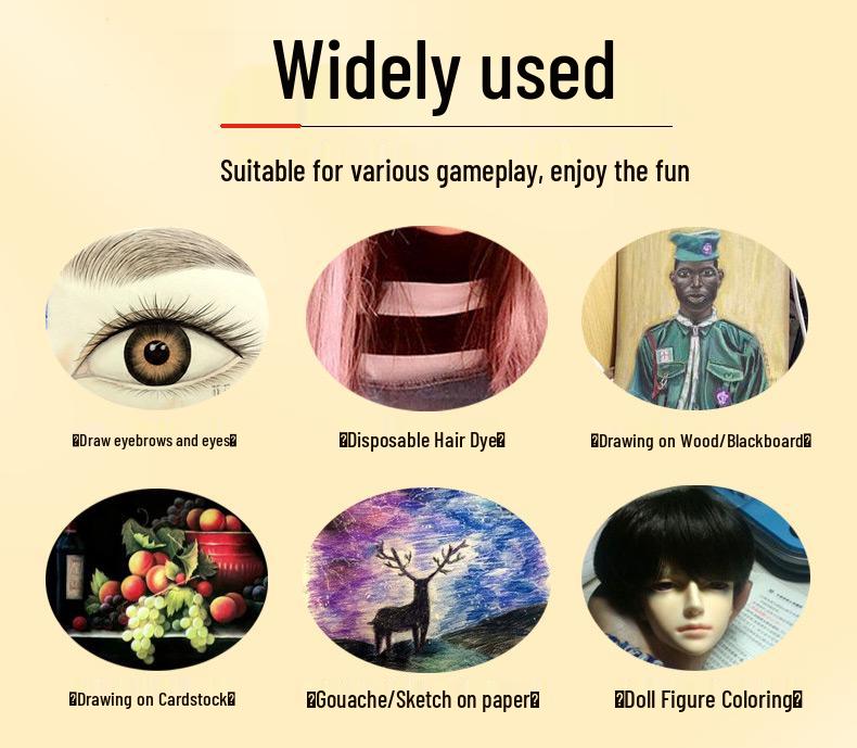 Brand Color Pastel Chalk Set – Professional Painting Sticks for Art, Blackboard & Newspaper.