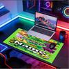 Custom Name Personalized Plants vs. Zombies Pattern Mousepad, Laptop PC Desk Mat, Decorative Desk Mat for Home Keyboard Pad Gift