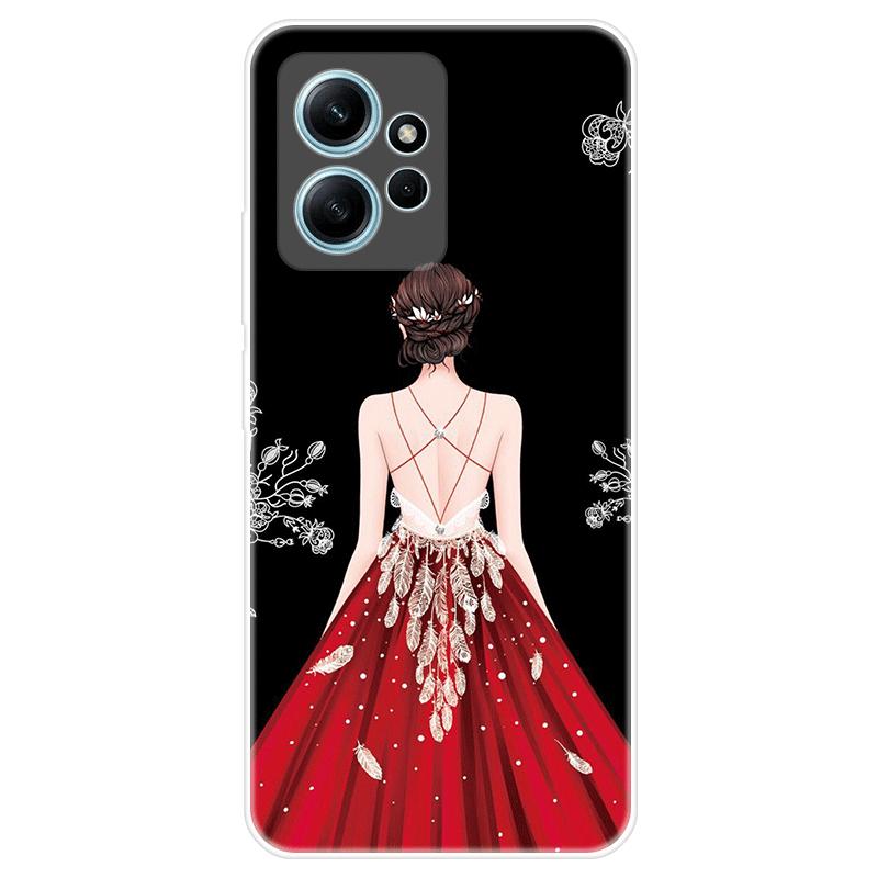 Per Xiaomi Redmi Note 12 Note12 4G Custodia morbida in silicone Cover posteriore Cartoon Phone Case Diversificazione