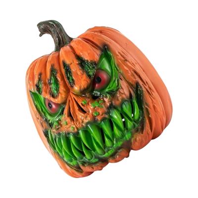 Full Head Pumpkin Mask Halloween Pumpkin Headgear Breathable Full Head Pumpkin Mask for Women Men Halloween Cosplay