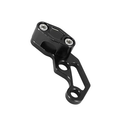 VekAuto Motorcycle Universal Aluminum Alloy Front Brake Line Hose Clamp Black