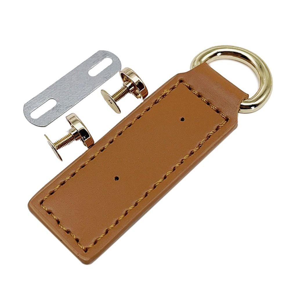 DIY Ersatz PU Leder Taschenverschluss Handgefertigte Taschenkette Verschluss Metall Schnappverschluss Tasche DIY