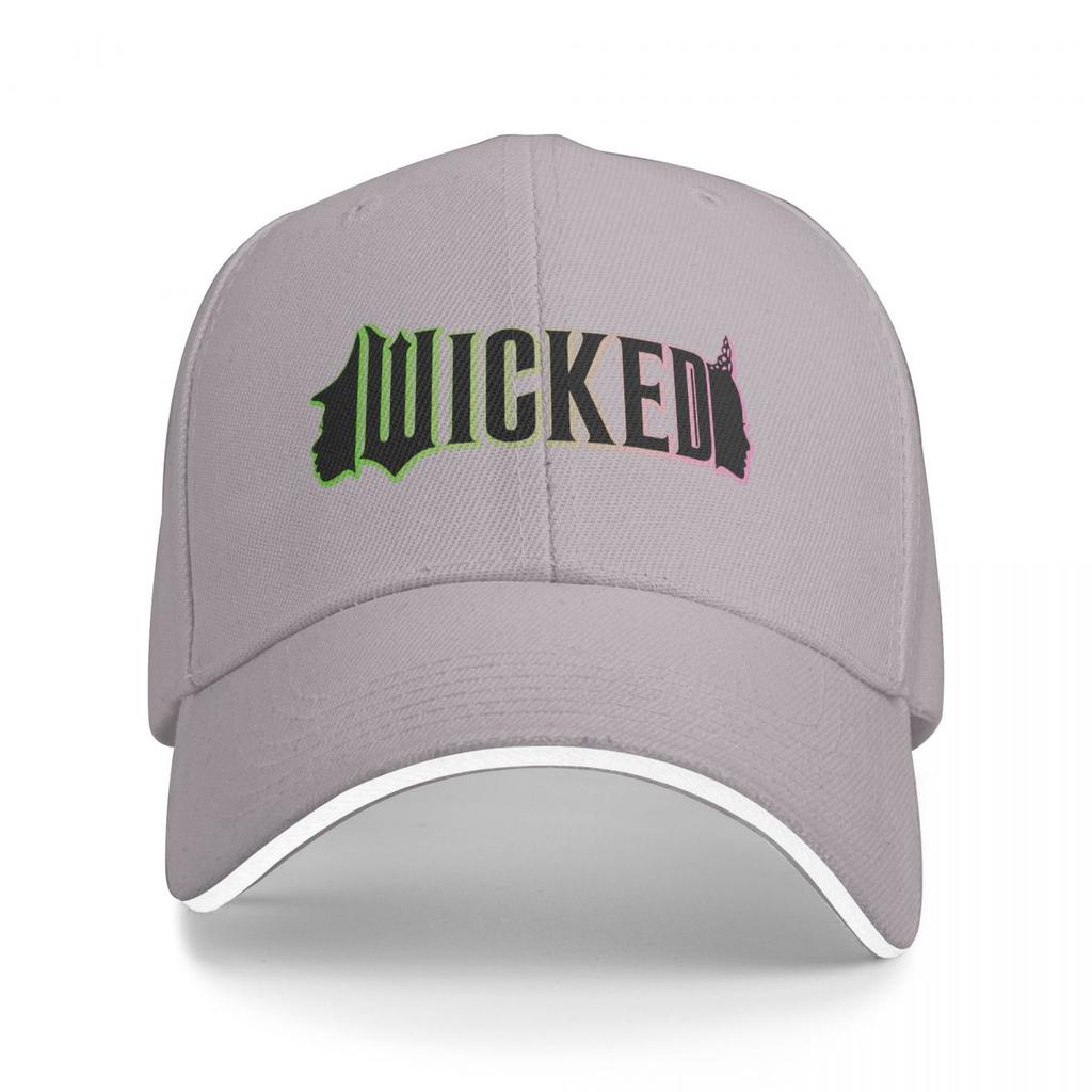 Wicked Glinda And Elphaba Logo Baseball Caps Snapback Baseball Hats Breathable Casual Casquette Outdoor Unisex