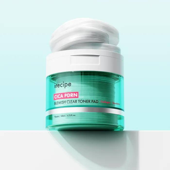 Cica PDRN Trace Clear Toner Pads 70 Sheets