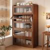 Floor-Standing Bookshelf for Students and Children - Compact Storage Cabinet for Small Apartment Living Rooms