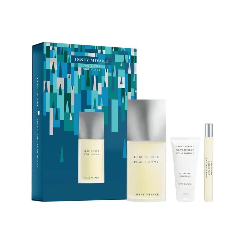 Issey Miyake Limited Edition Essence of Life Men s Perfume Set Eau de Toilette EDT Men s 125ml+50ml+10ml коричневый